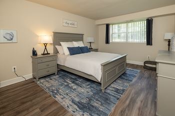 Carpeted Bedroom at Deer Park Apartments, Randallstown Maryland
